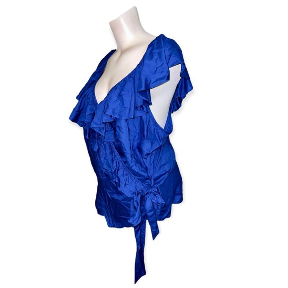 NWT - Ruffle Wrap Top by Sofia Vergara - Picture 1 of 3
